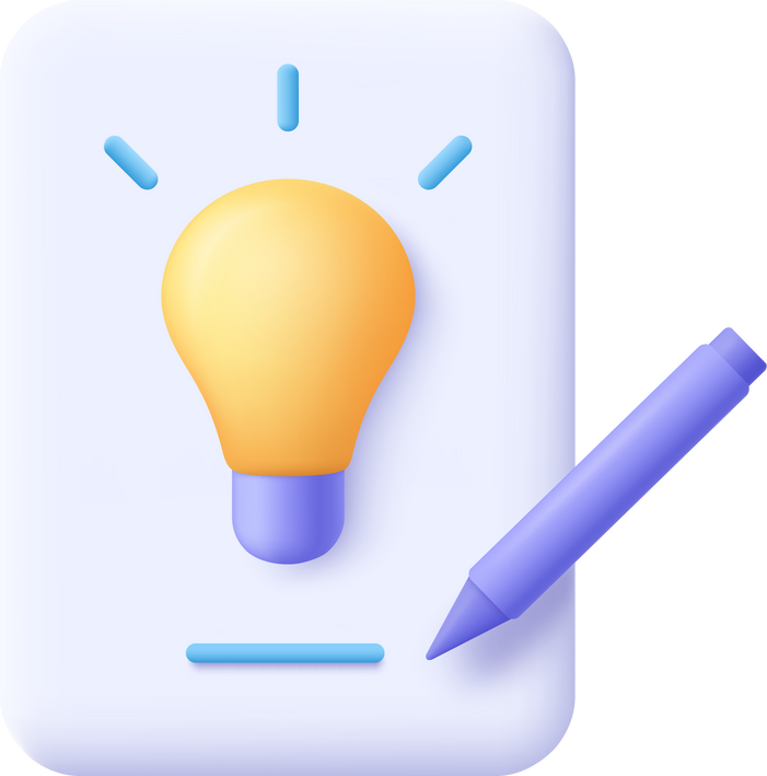 Copywriting Creative Storytelling 3D Icon